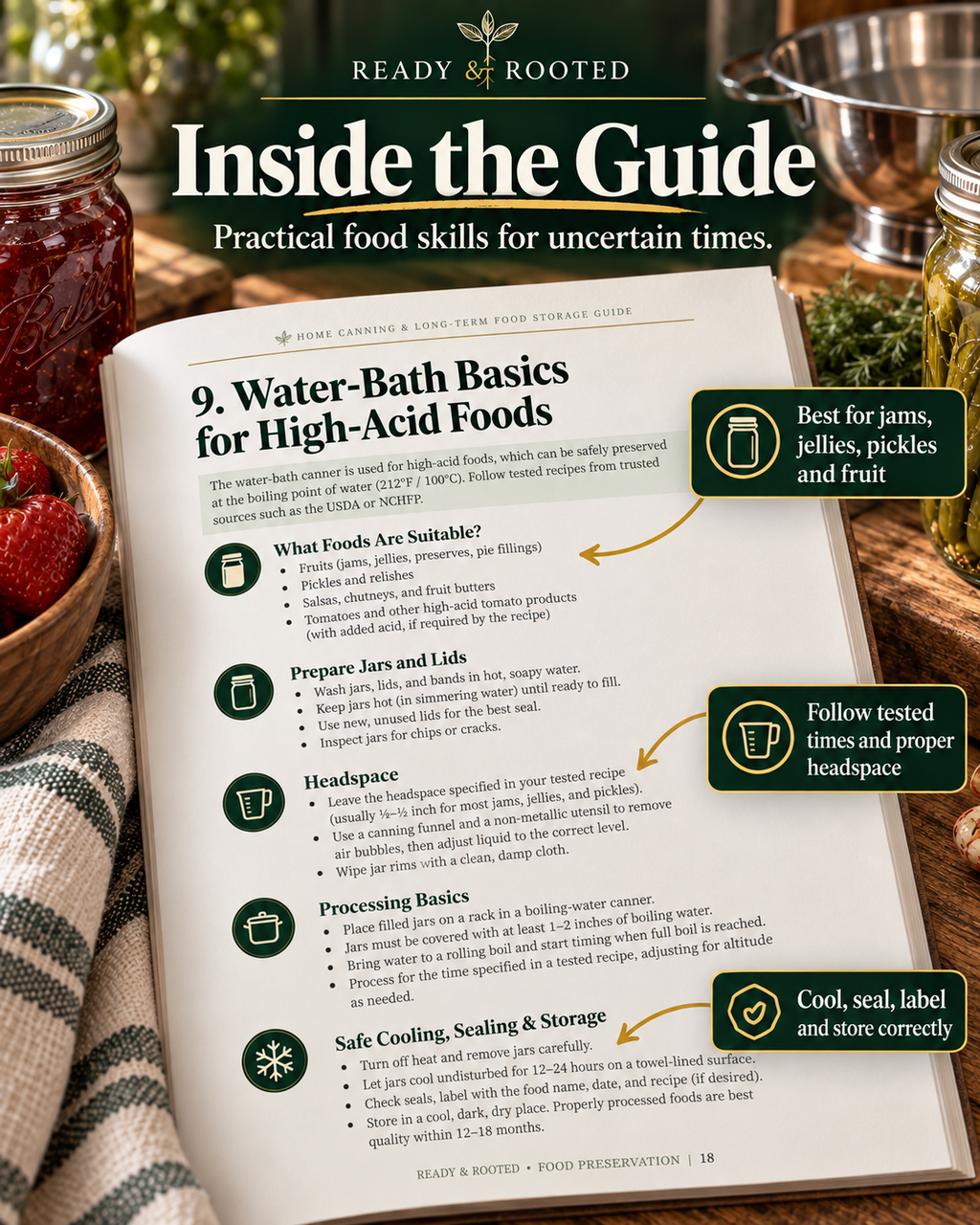 Home Canning & Long-Term Food Storage Guide